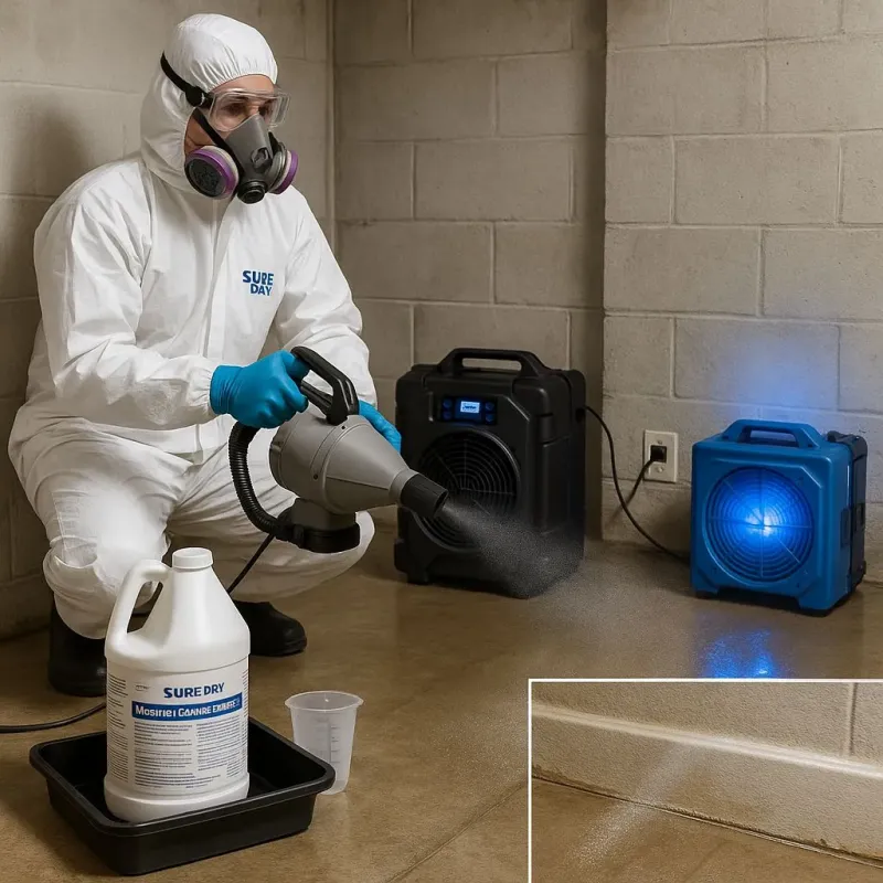 Sanitization and Odor Removal process in Santa Rosa, TX